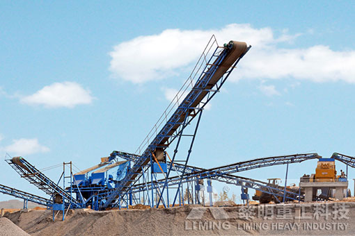 时产600吨-700吨石英砂生产